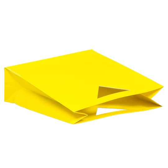 JAM Paper Medium Glossy Gift Bags with Triangle Handle